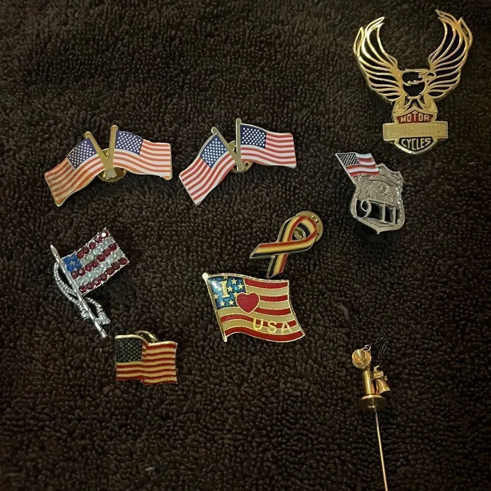 Assorted Vintage Pins and Badges